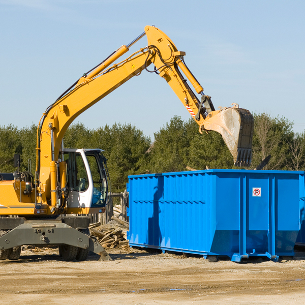 can i choose the location where the residential dumpster will be placed in Murrieta CA